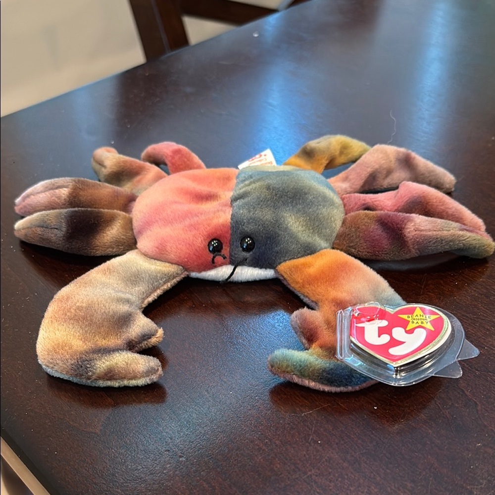 Ty Multicolor Stuffed Animal Crab Plush